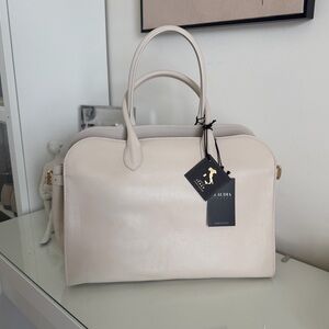 Claudia Firenze Cream Satchel Bag